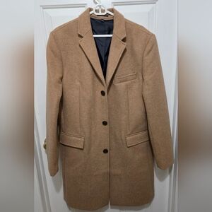 J. Crew Men's Tan/Camel Thompson Overcoat